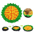 Manufacturer Round Felt Pet Snuffle Feeding Mat Soft And Eco-friendly Dog Beds Snuffle Mat For Dogs